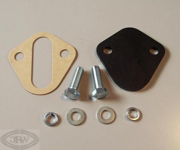 Fuel pump blanking plate kit