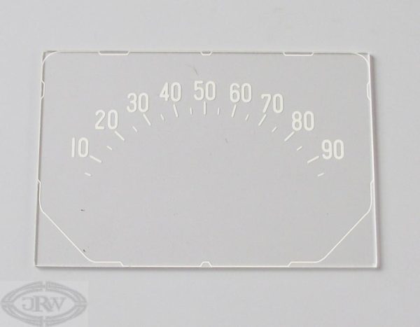 P4 rectangular speedo dial