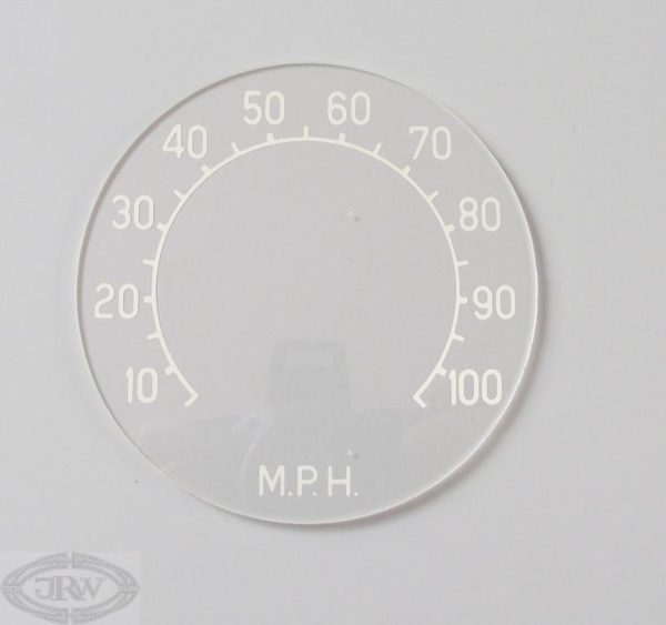 P4 speedo dial 100mph