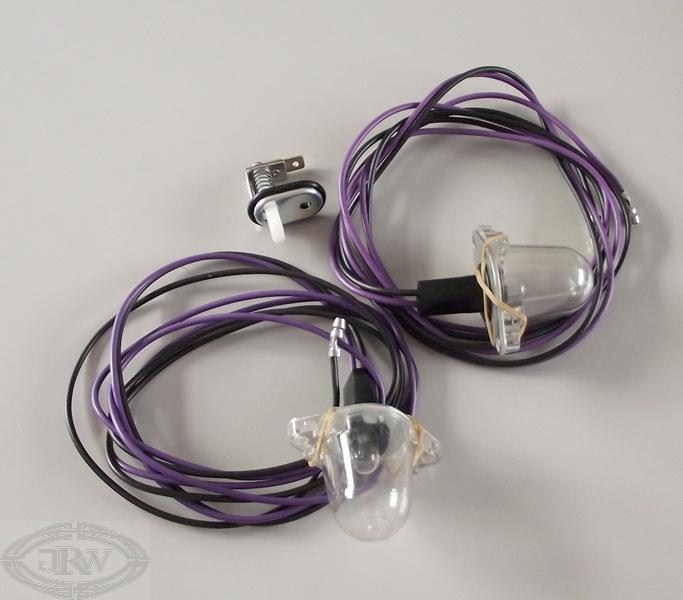 Underbonnet lamp set