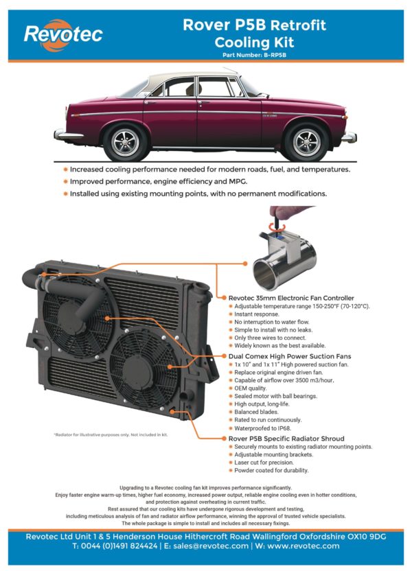 Rover P5B Leaflet