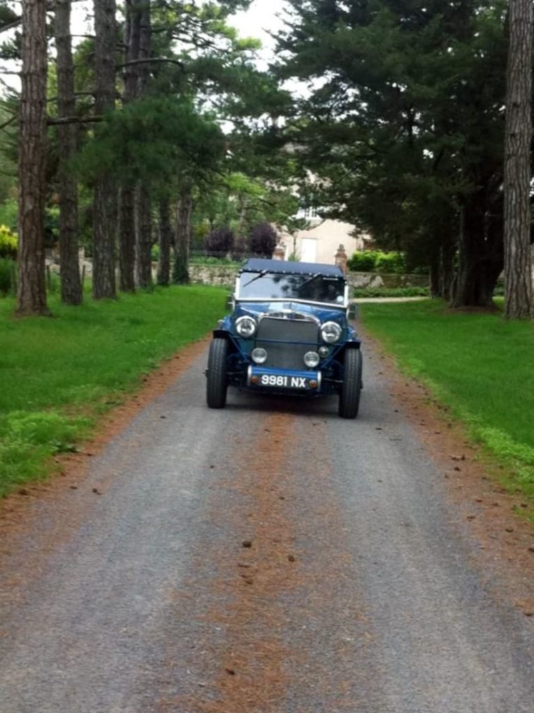 Jacques Veyer and his Austin Healey special based on a HBT7 base